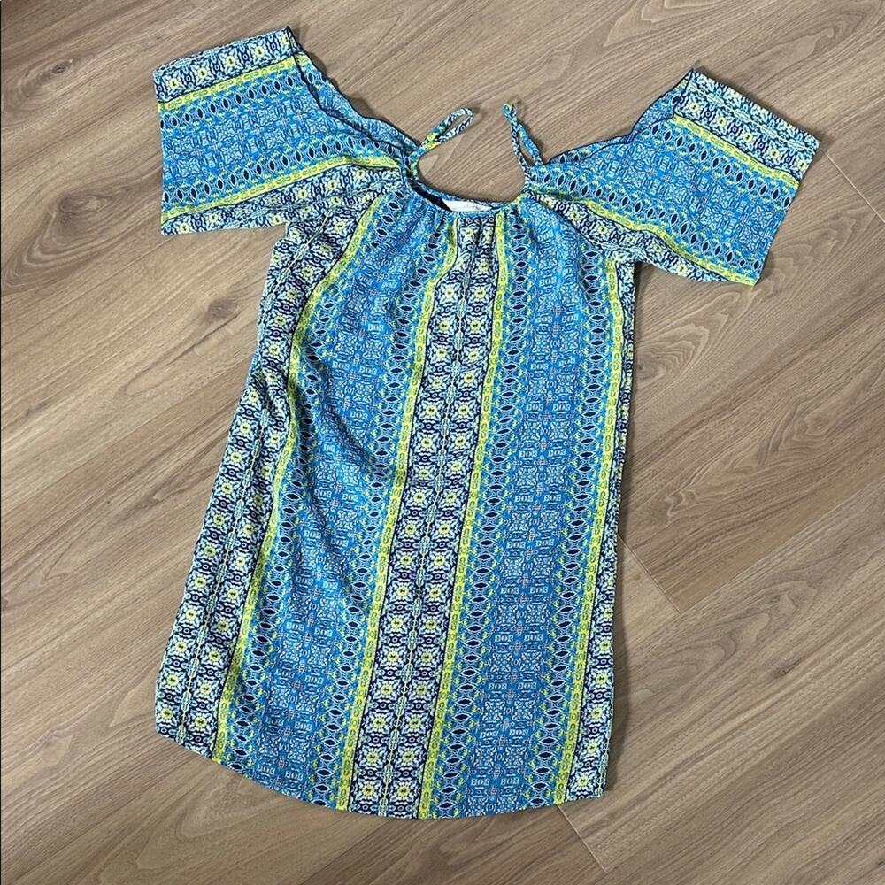 Charming Charlie Shift Dress with Bare Shoulders, Size Small